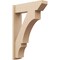 Ekena Millwork 7 1/2-in W x 26-in D x 38-in H Balboa Slat Rough Cedar Woodgrain TimberThane Outlooker, Primed Tan OUTUR075X26X38BOA24RCPR - alternate 1